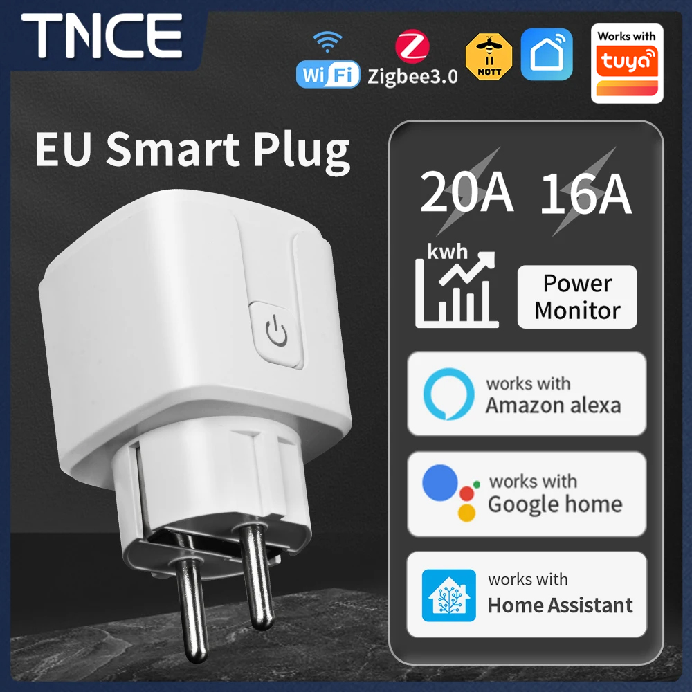Outdoor Power Outlet Wifi - Inteligentne gniazdko Tuya WiFi EU 16A/20A