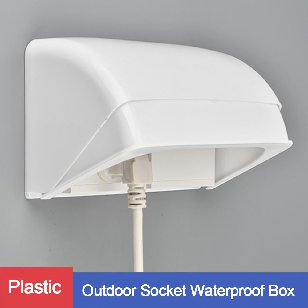 Outdoor Power Adapter - 1 szt. Gniazdo zewnętrzne wodoodporne pudełko