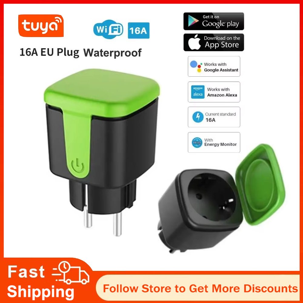 Outdoor Power Adapter - Inteligentne wodoodporne gniazdko WiFi Tuya EU