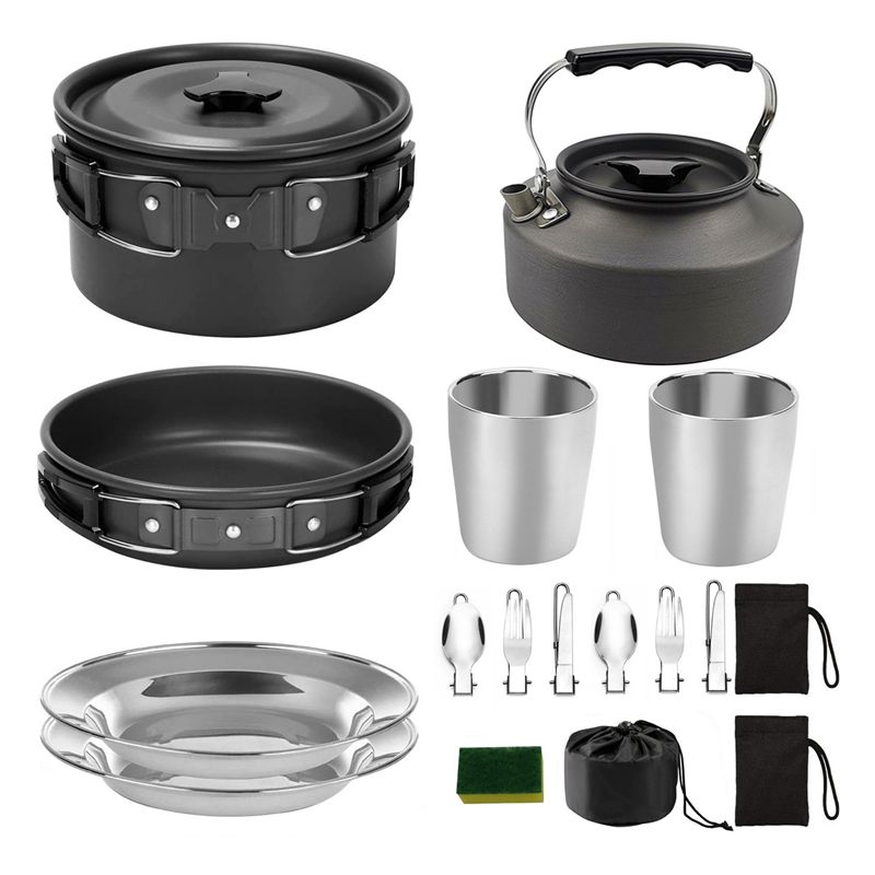 【KUPCY】 Zestaw naczyń kempingo – Outdoor Power And Equipment recenzja i cena