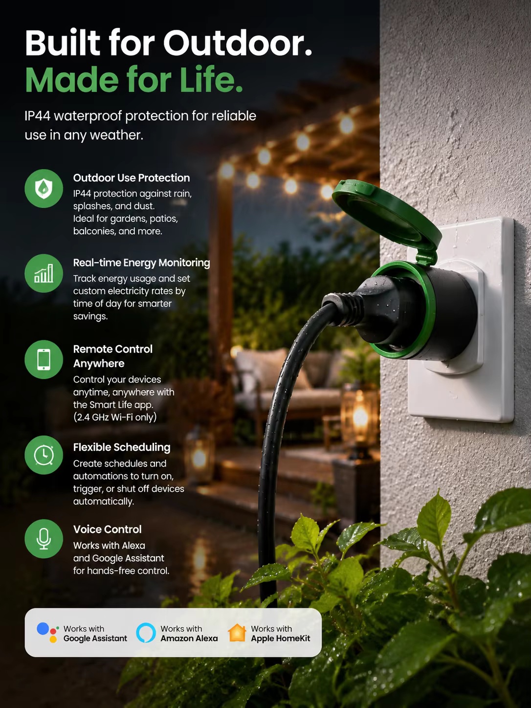 Inteligentna wtyczka WiFi Tuya – Outdoor Power Outlet Wifi recenzja i cena