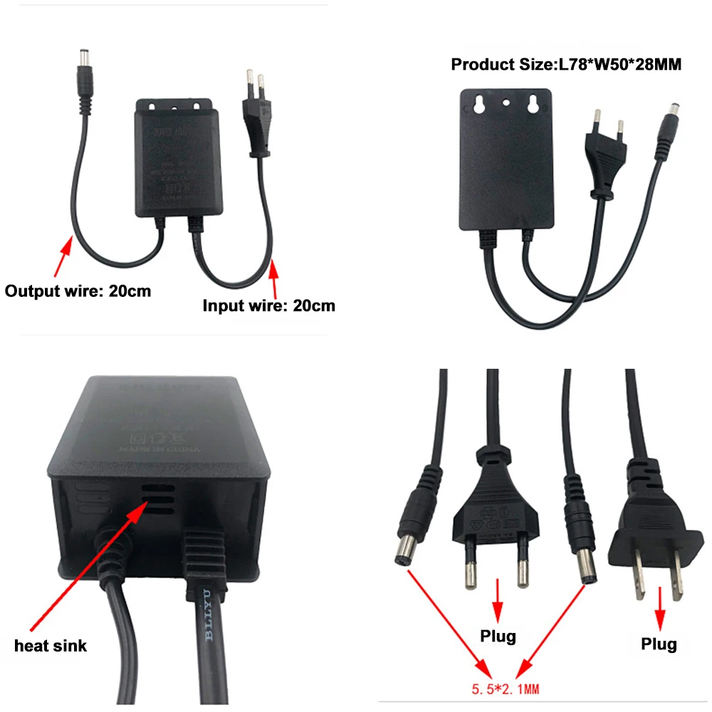 Outdoor AC 100-240V wejście DC – Outdoor Power Adapter recenzja i cena