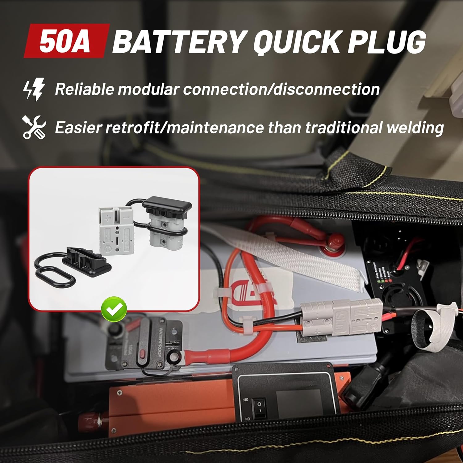 2 SZT. Złącze szybkiego montaż – Outdoor Power Disconnect recenzja i cena
