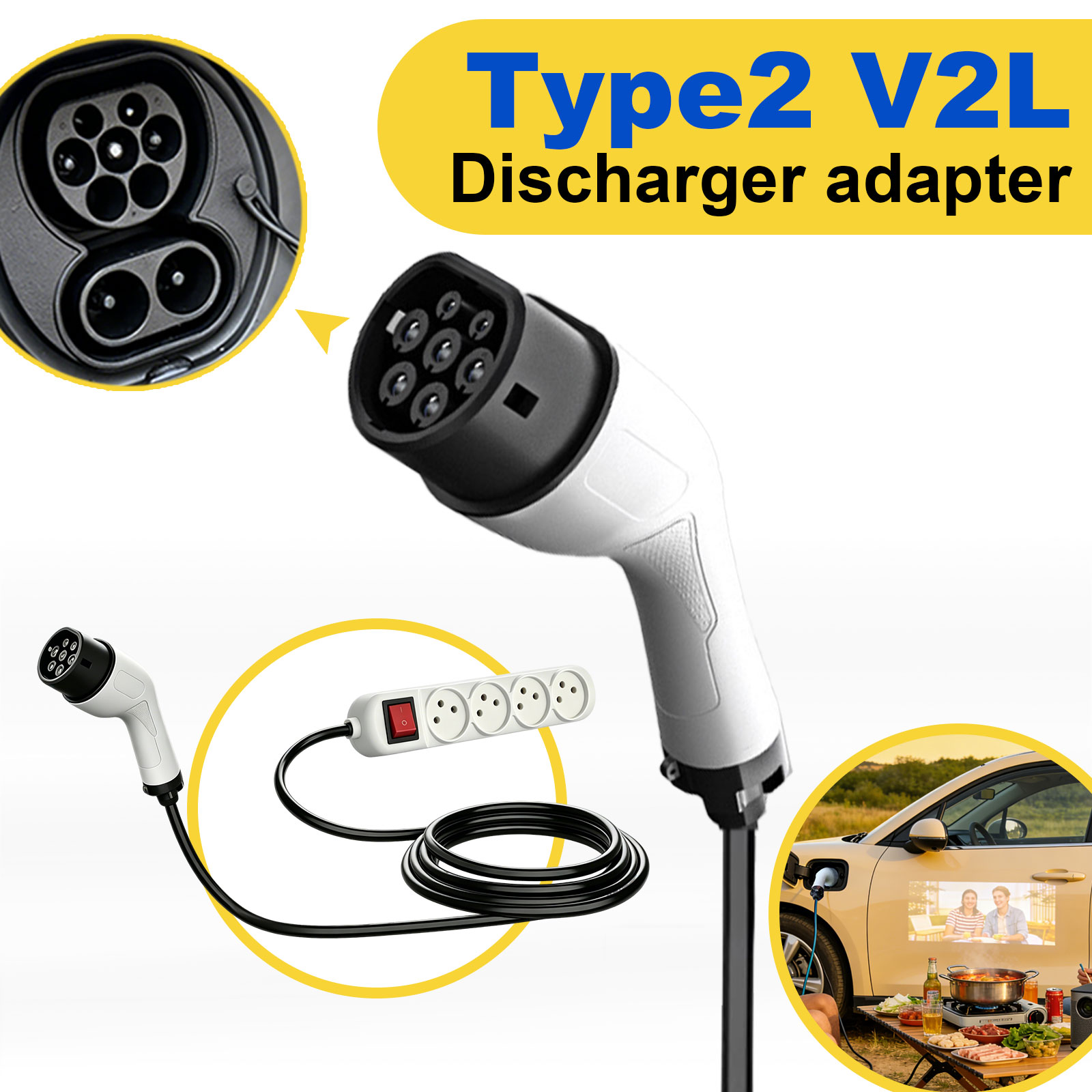 Adapter rozruchowy Type2 V2L z – Outdoor Power Adapter recenzja i cena