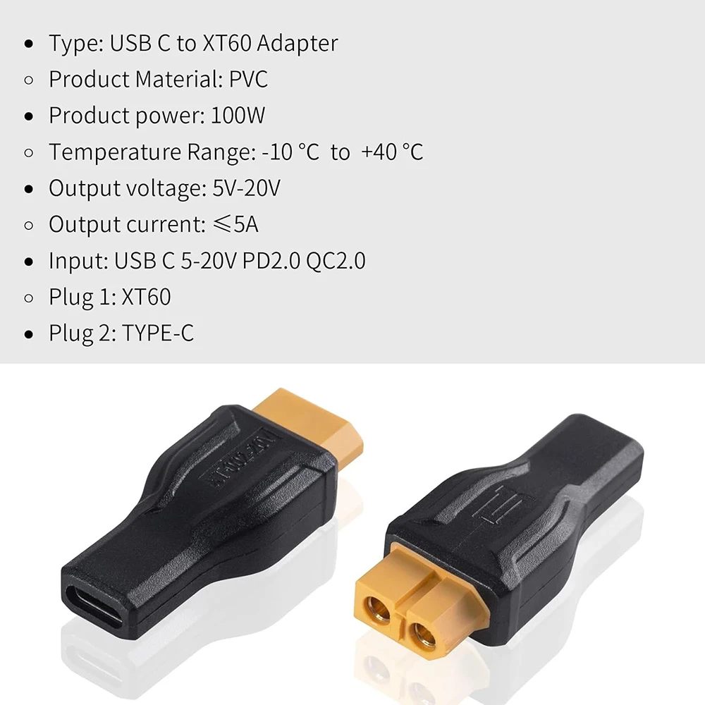 Adapter USB C na XT60 Konwerte – Outdoor Power Adapter recenzja i cena
